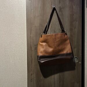 Montana West Dark Brown Leather Bag
